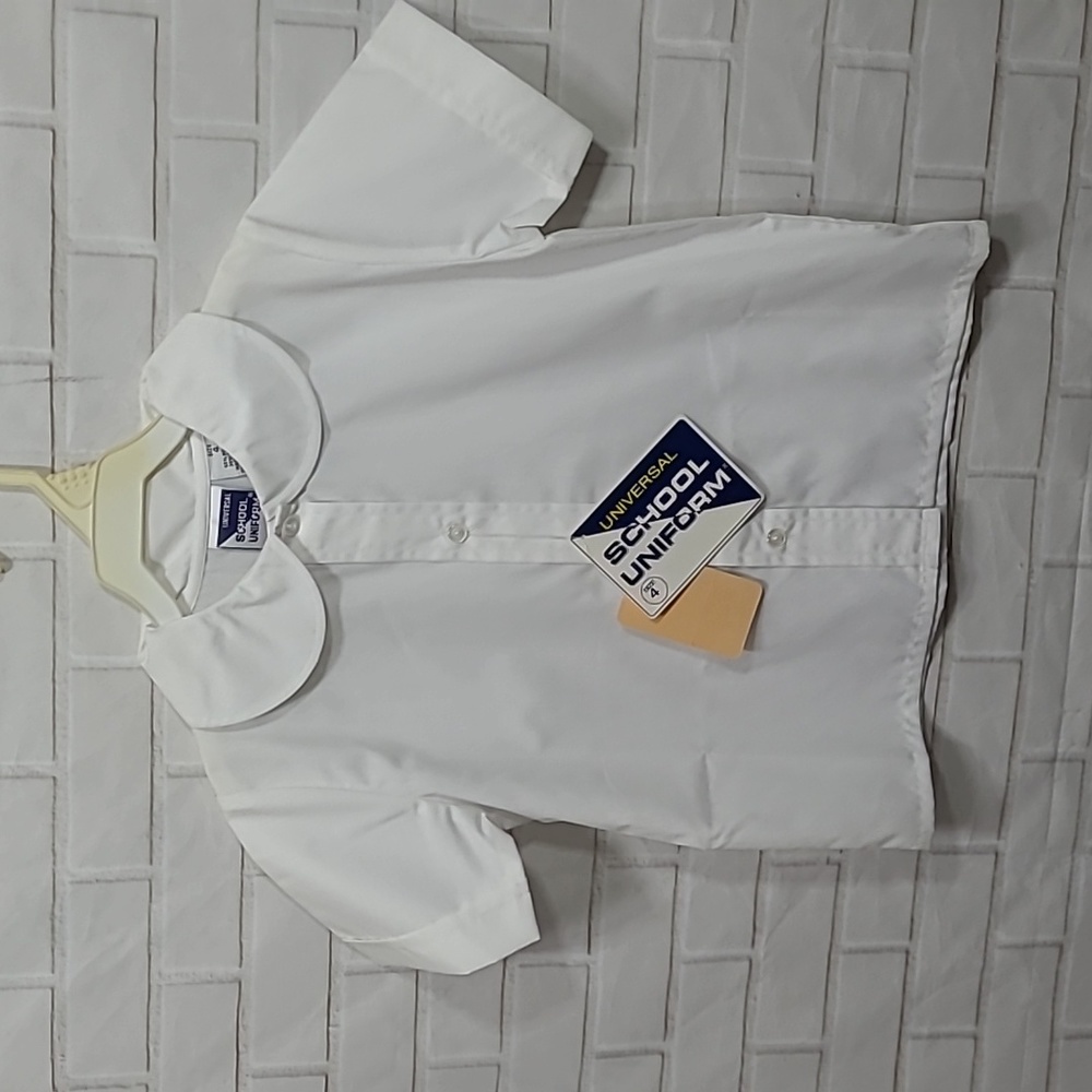 NWT Girls Universal School Uniform Blouse